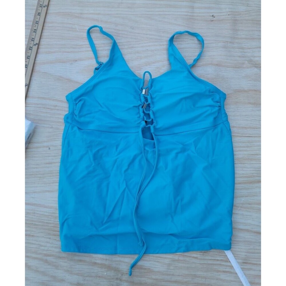 Time and Tru Tankini Bathing Suit Top Size Large (12-14)